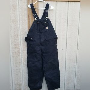 Carhartt Men's Duck Bib Unlined Overall R01. 44x30 closer 42x30 in comparison